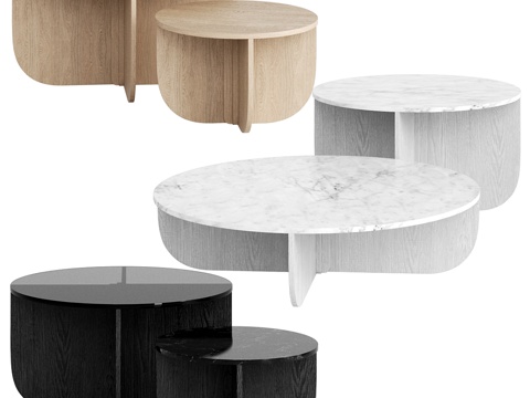  La Cividina Mil 咖啡桌3d模型 