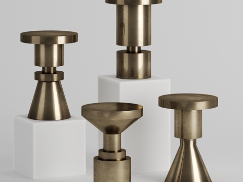  安娜·卡琳设计的棋子凳3d模型 