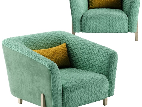  Offecct Young 休闲椅3d模型 