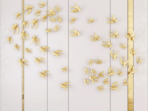  装饰面板 73d模型 