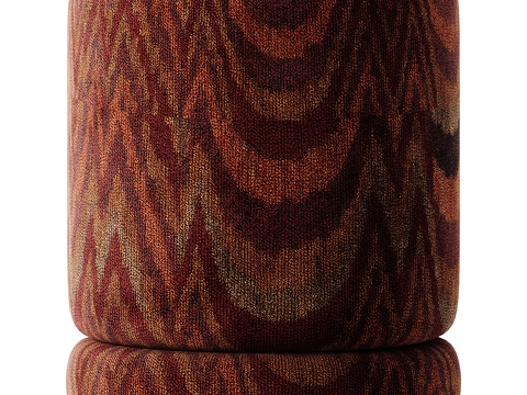  现代布艺圆凳3d模型 