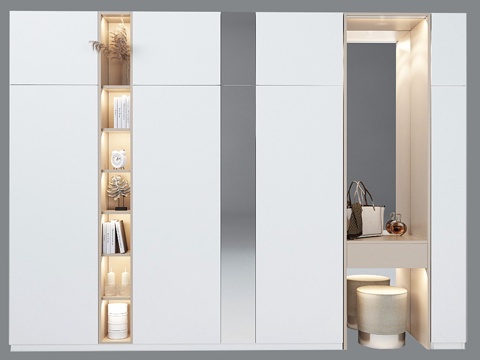  门厅构图_843d模型 