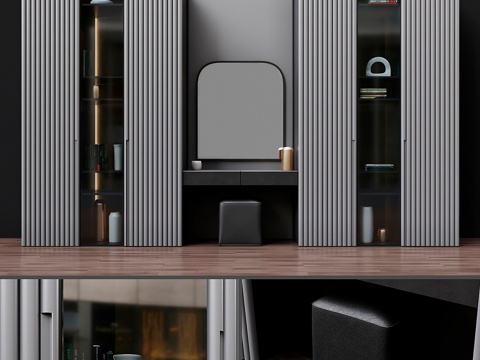  家具组合 033d模型 