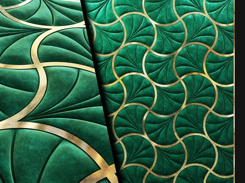  柔软装饰墙板3d模型 