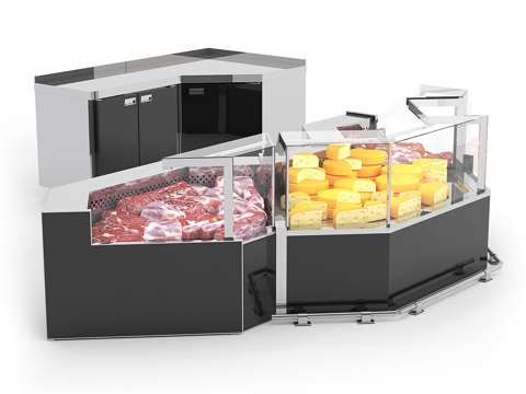  密苏里州展示柜3d模型 