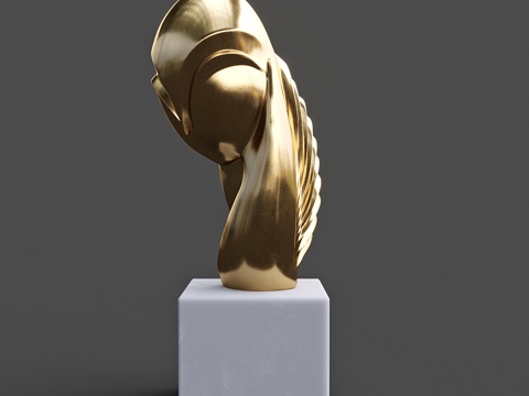  布朗库西雕塑3d模型 