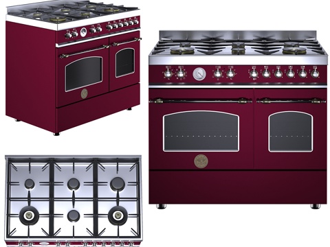  HERITAGE-HER100-6-MFE-D燃气灶-Ber3d模型 