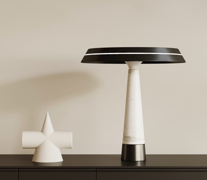  现代意式台灯su模型 