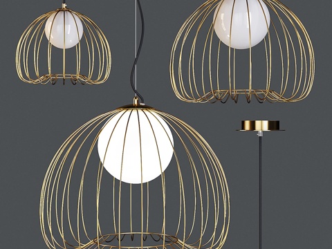  Maytoni 吊灯 - Polly (MOD541-5423d模型 