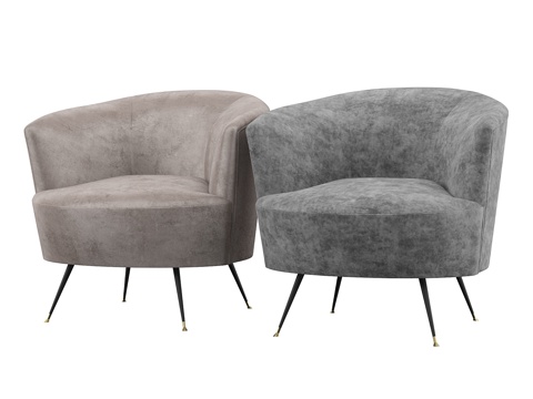  穆伦桶椅3d模型 