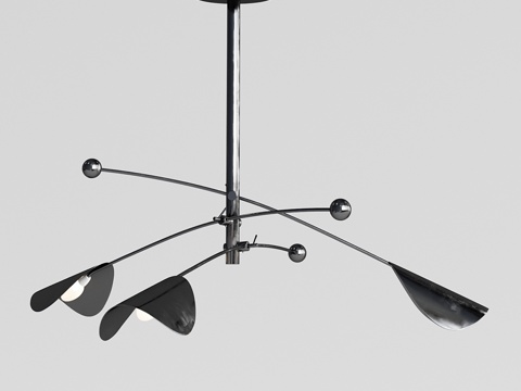  Funambule悬挂式水晶吊灯3d模型 