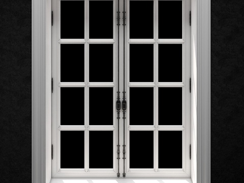  法式窗 №1 1500x2000 (CORONA_VRAY)3d模型 