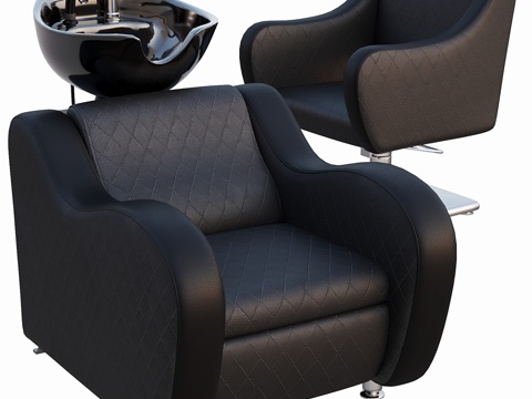  AVE麦迪逊MD124理发椅3d模型 