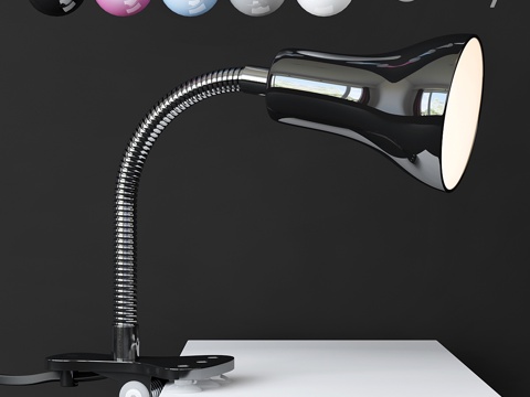  萨尔塔夹式台灯3d模型 