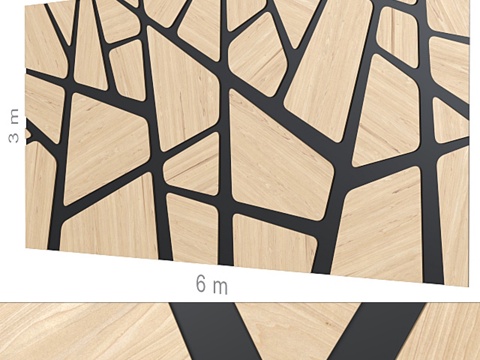  装饰墙 191.3d模型 