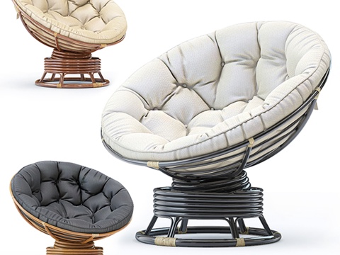  帕帕桑摇椅3d模型 