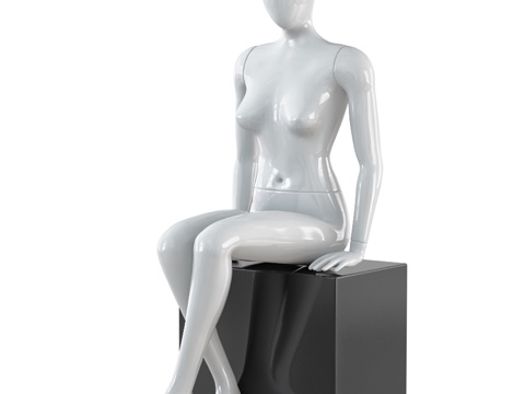  抽象女性模特 213d模型 