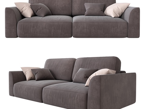  西雅图沙发床3d模型 