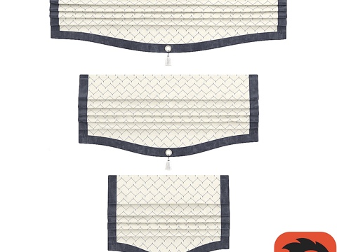  罗马帘套装 ARISSA3d模型 