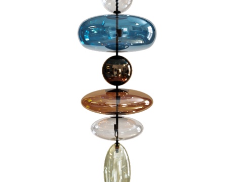  意大利卡特兰巴班悬挂灯3d模型 