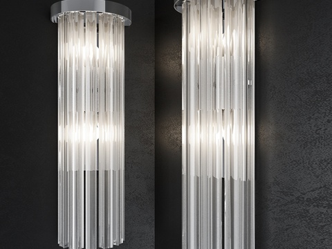  贝拉菲古拉长鼓形壁灯 WL4433d模型 