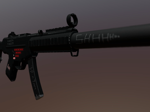  MP5隐秘型Mk13d模型 