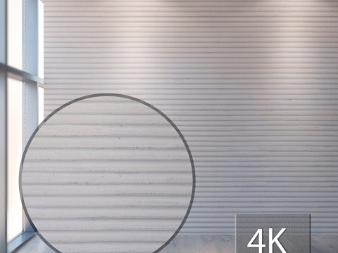  凹槽墙饰8223d模型 