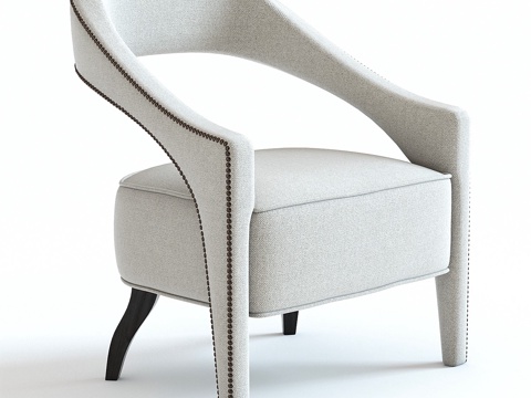  West Elm Wolseley扶手椅3d模型 