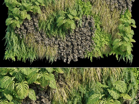  垂直花园 103d模型 