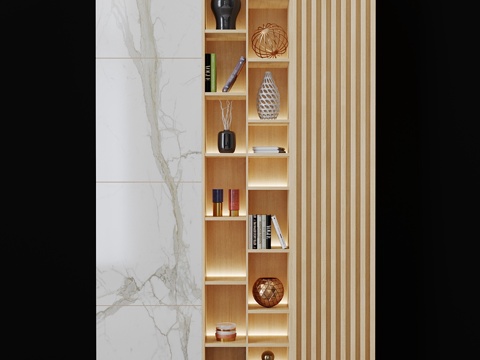  装饰性层架33d模型 