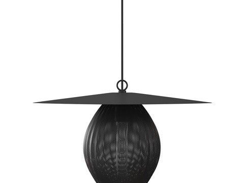  卫星吊灯3d模型 