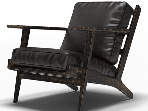  Rider中世纪现代橡木黑3d模型 