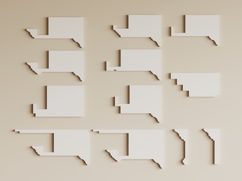  现代吊灯su模型 