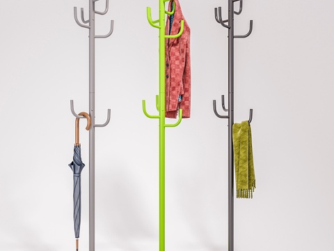  Kaktus Hoff落地衣帽架3d模型 