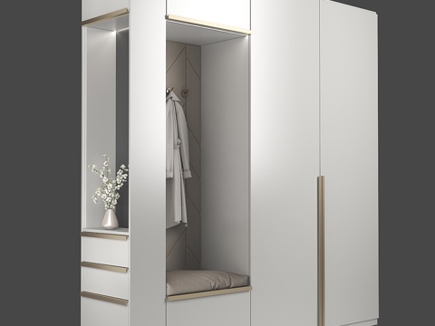  玄关家具组合583d模型 