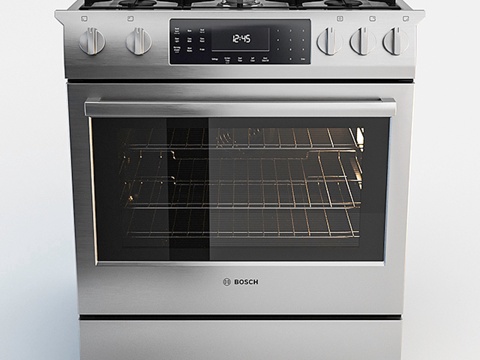  博世燃气嵌入式灶具 - HGI8054UC3d模型 