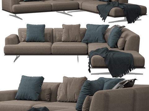  Max Divani ALBACHIARA沙发3d模型 