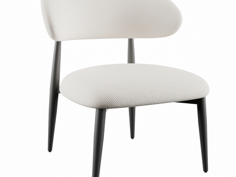  现代简约单人椅子 椅子 简约椅子 休闲椅子 凳子 餐厅椅子3d模型 