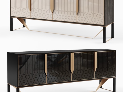  Capital Collection PRISMA 边柜3d模型 