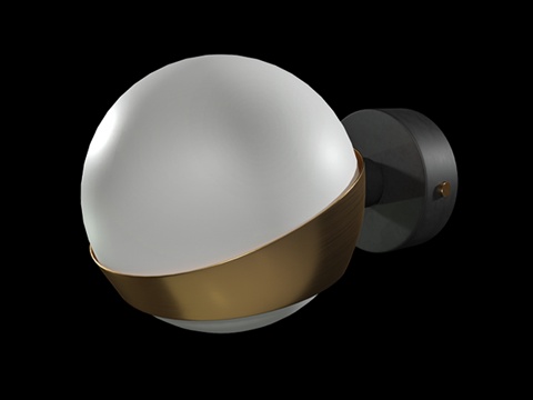  Freya FR5009WL-01B 壁灯3d模型 