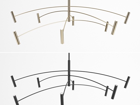  Circa Lighting 品牌 Aerial 60 吊灯3d模型 