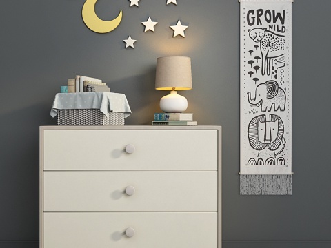  儿童家具 Ellipse，Line 系列搭配3d模型 