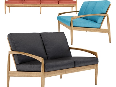  纸刀沙发3d模型 