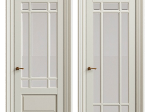  经典室内门3d模型 