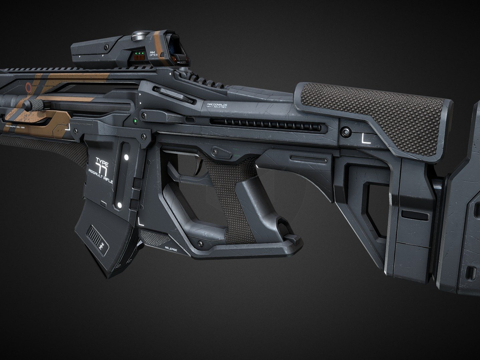  MHI突击步枪3d模型 