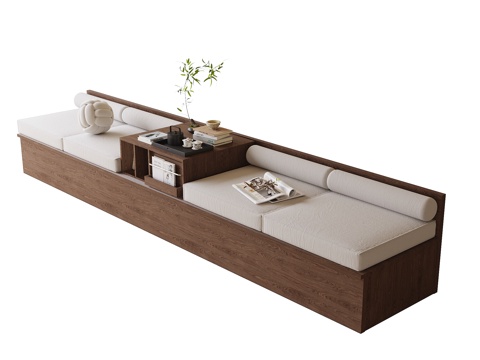  现代飘窗柜 飘窗3d模型 