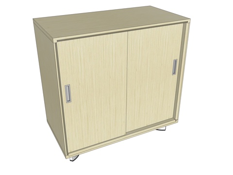 文件柜 办公家具su模型