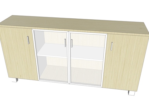  文件柜 办公家具su模型 
