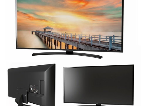  LG 43UK6450PLC电视3d模型 