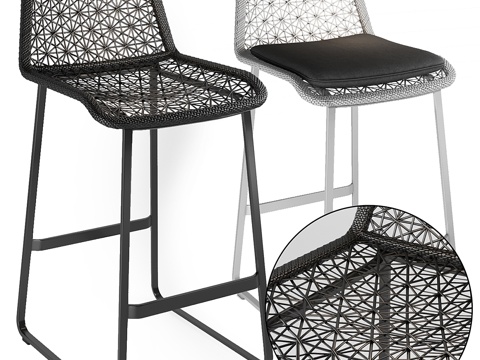  Maia Kettal 吧凳3d模型 